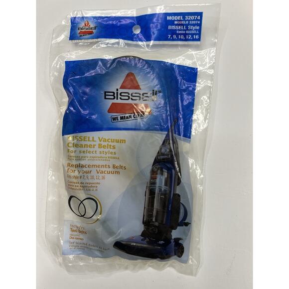 Bissell 32074 Replacement Belt - Black (2 Count) - Picture 1 of 6
